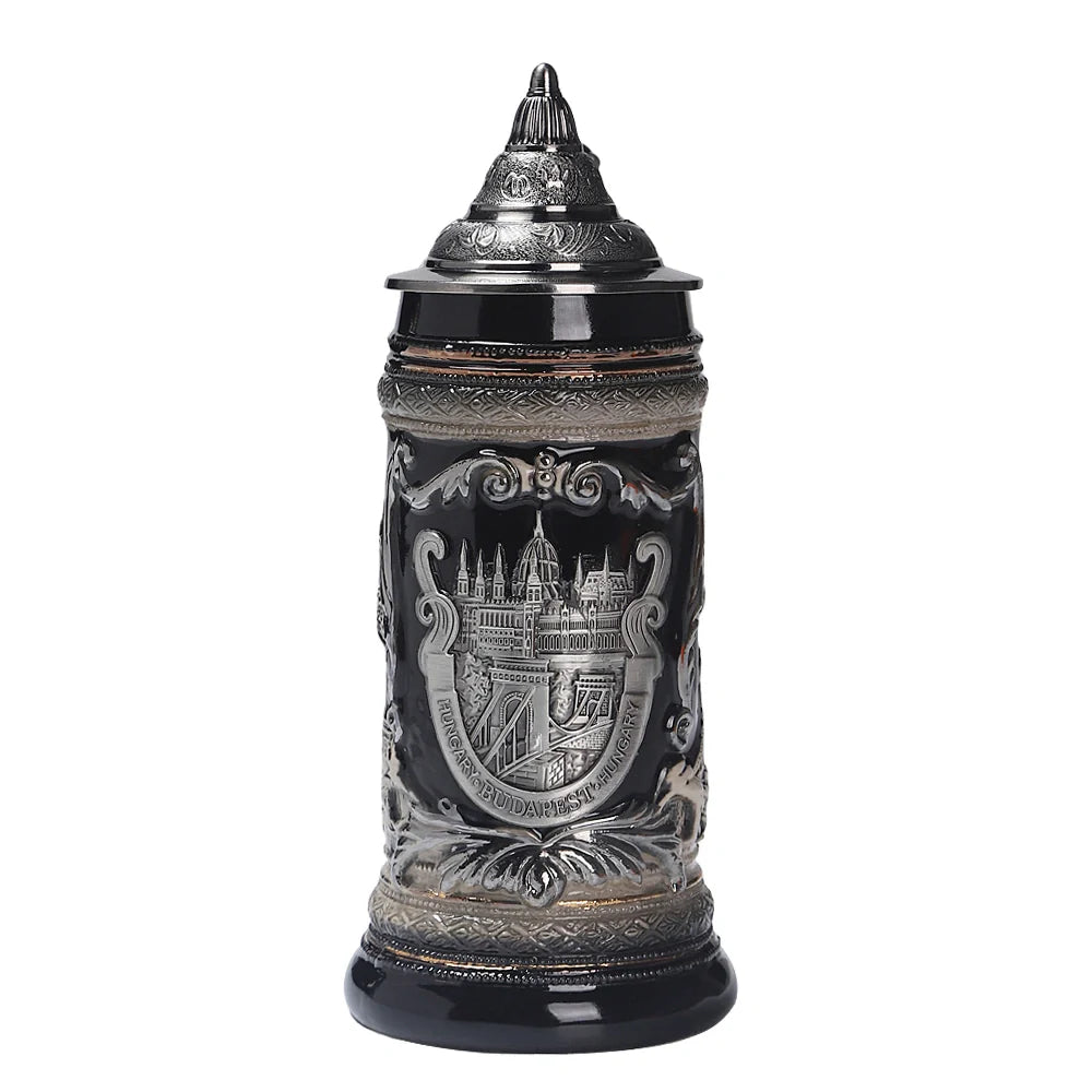 German Beer Stein Mug Gerz A48