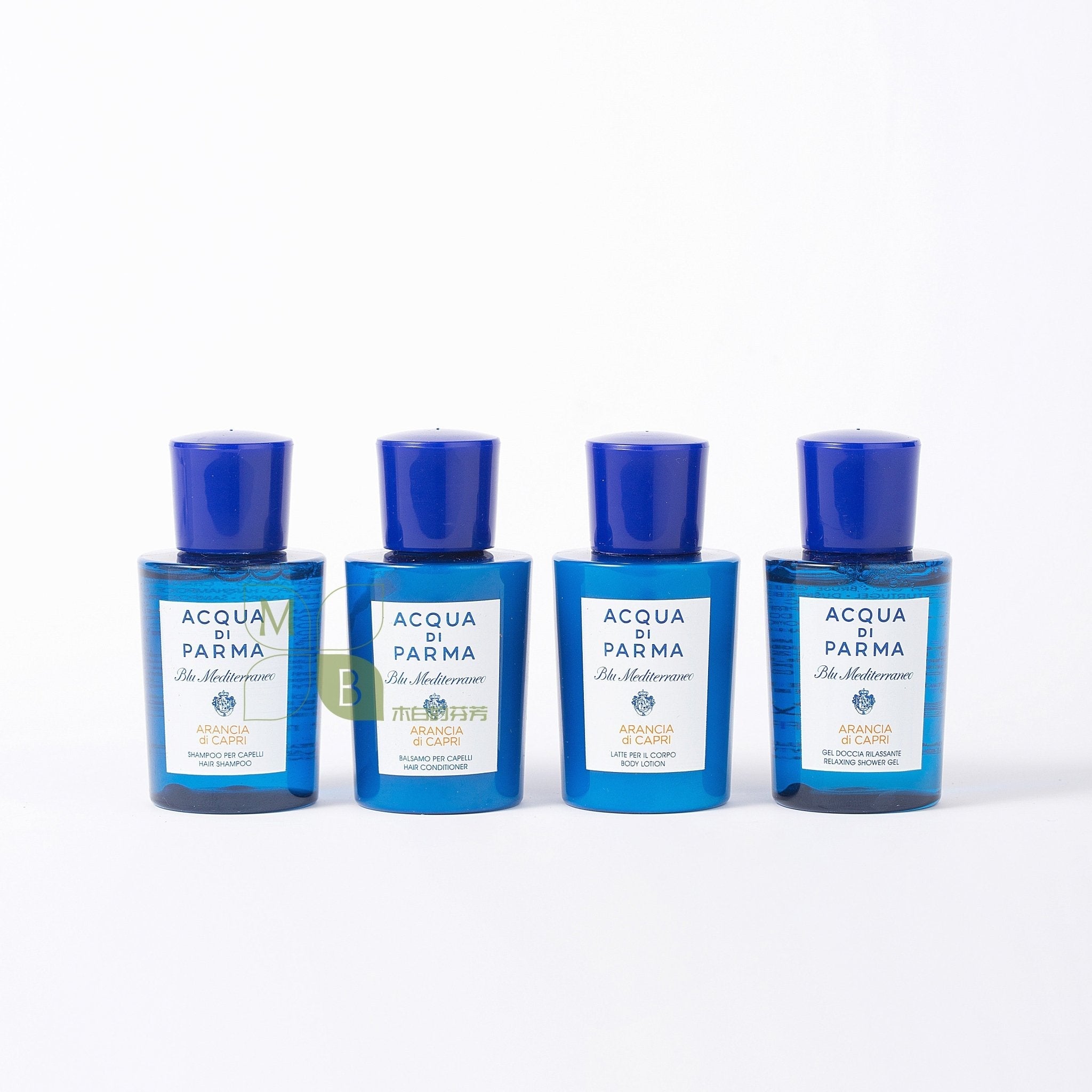 Acqua Di Parma Blu Mediterraneo Shampoo & Conditioner & Shower Gel & Body Lotion 40ml