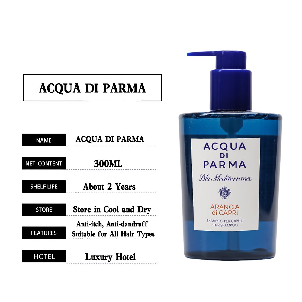 Acqua Di Parma Blue Mediterraneo Shampoo & Conditioner & Shower Gel & Body Lotion 300ML