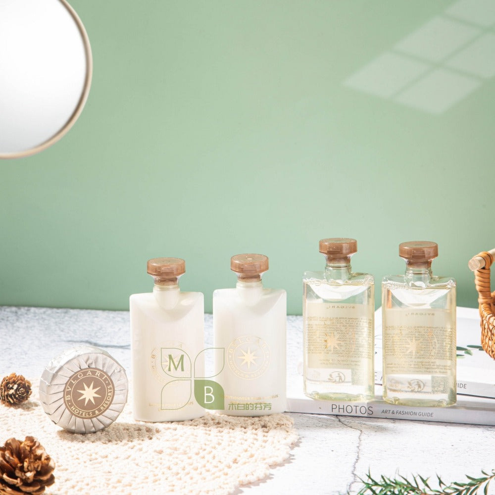 Bvlgari Shampoo & Shower Gel & Conditioner & Body Lotion 75Ml