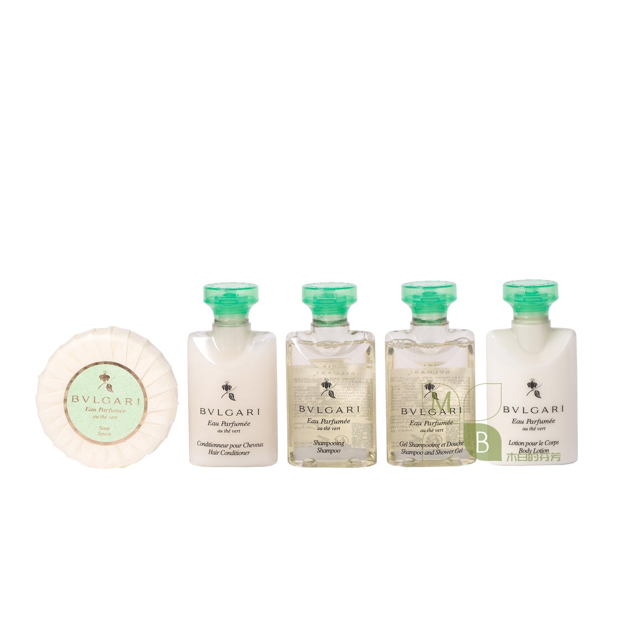 Bvlgari Shampoo & Shower Gel & Conditioner & Body Lotion 40Ml