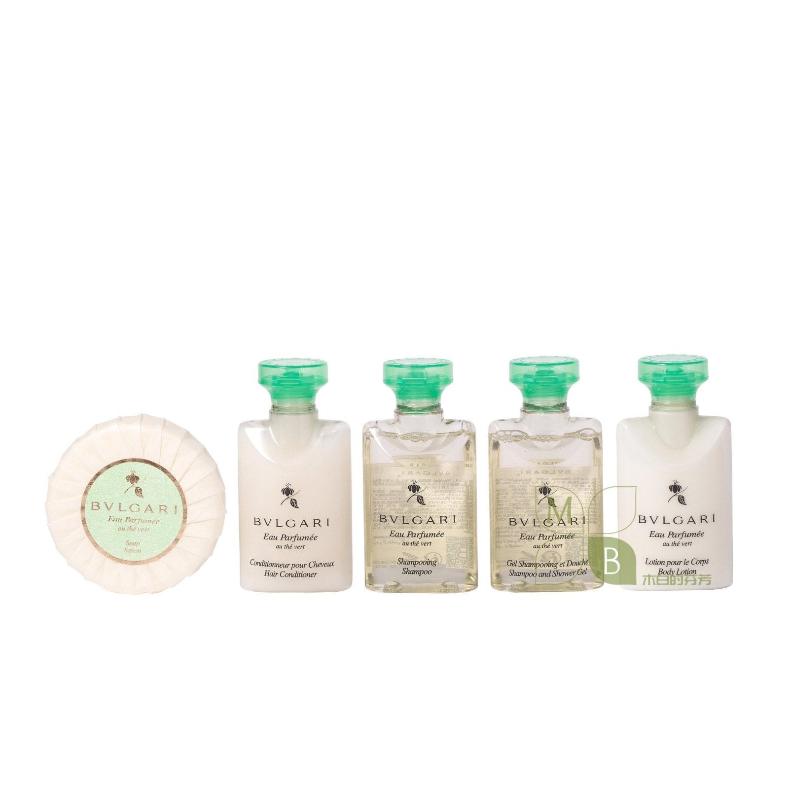 Bvlgari Shampoo & Shower Gel & Conditioner & Body Lotion 40Ml