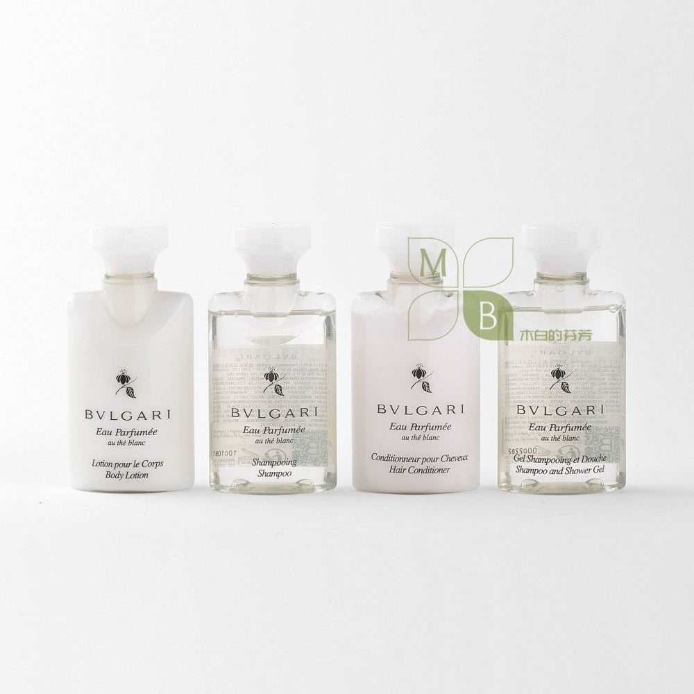 Bvlgari Shampoo & Shower Gel & Conditioner & Body Lotion 40Ml