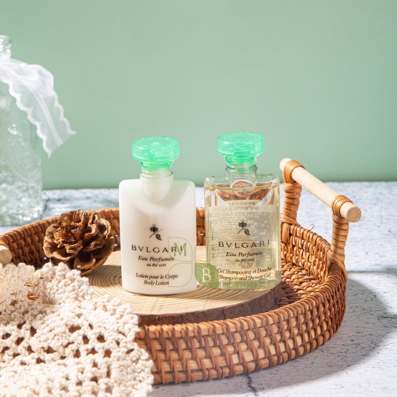 Bvlgari Shampoo & Shower Gel & Conditioner & Body Lotion 40Ml