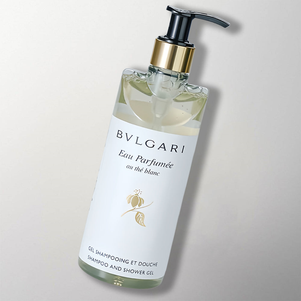 Bvlgari_Hotel_shampoo and shower gel_white_tea toiletries