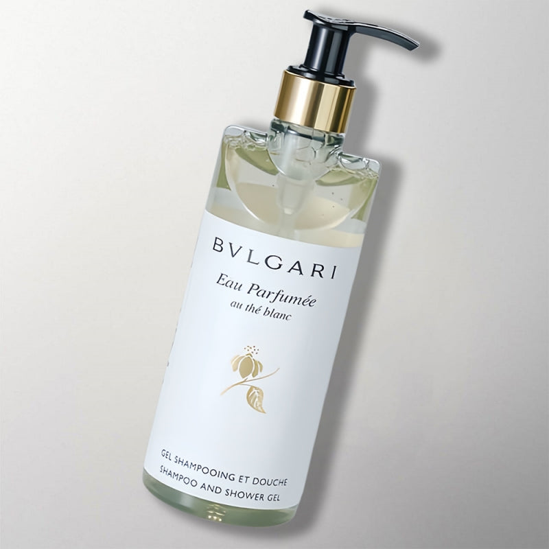 Bvlgari_Hotel_shampoo and shower gel_white_tea toiletries
