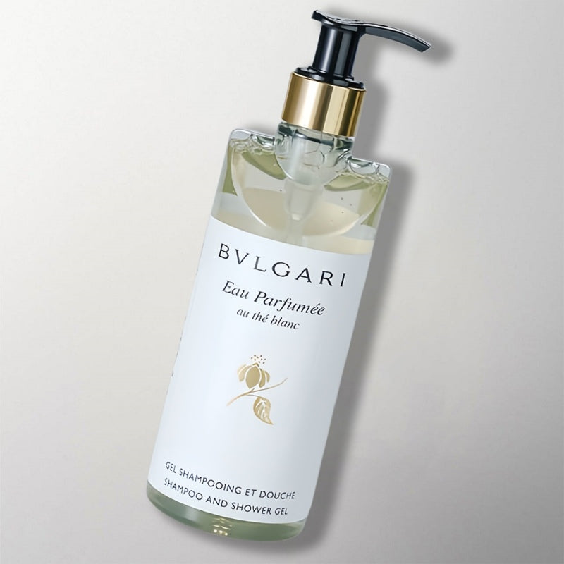 Bvlgari_Hotel_shampoo and shower gel_white_tea toiletries