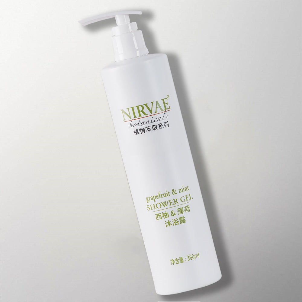 Courtyard by Marriott shower gel NIRVAE Botanicals Toiletries