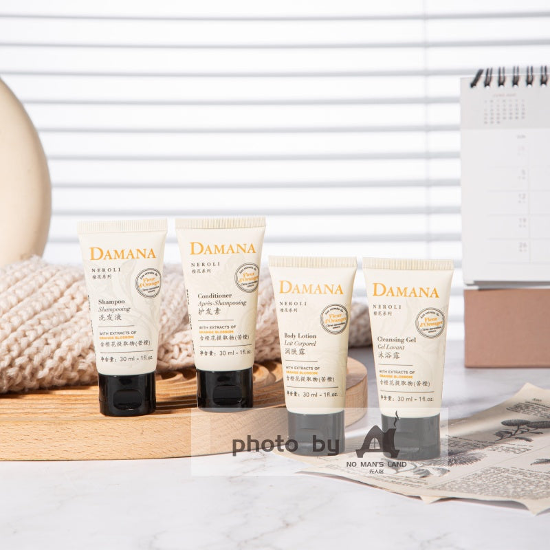 DAMANA NEROLI Shampoo & Conditioner & Shower Gel & Body Lotion 30ML