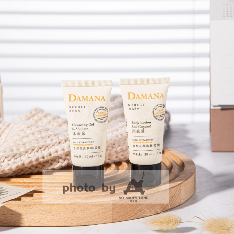 DAMANA NEROLI Shampoo & Conditioner & Shower Gel & Body Lotion 30ML