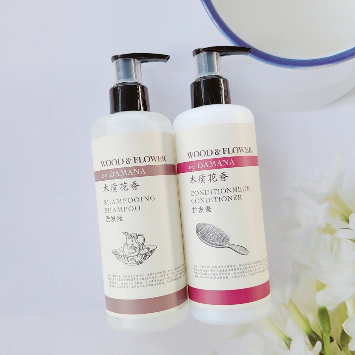 DAMANA Shampoo oder Spülung oder Duschgel oder Bodylotion oder Handseife 300ML