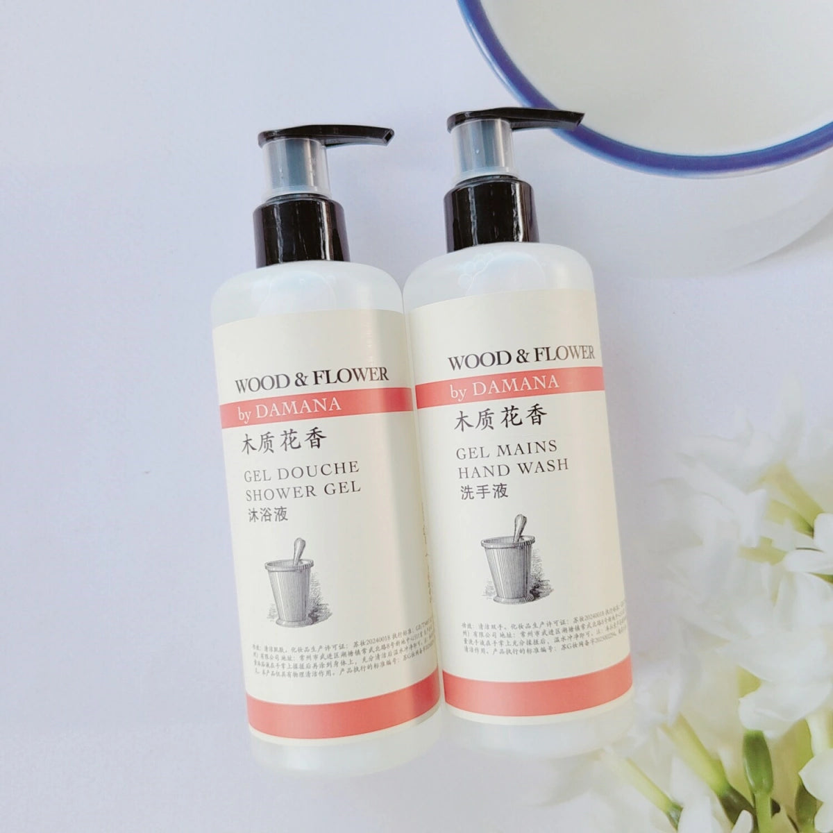 DAMANA Shampoo oder Spülung oder Duschgel oder Bodylotion oder Handseife 300ML