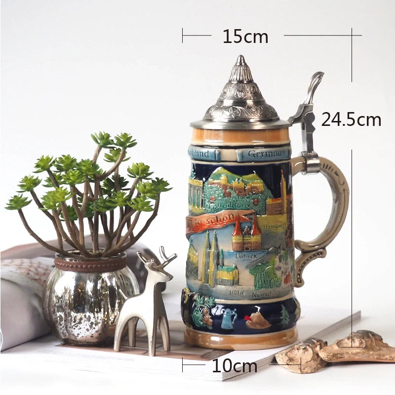 German Beer Stein Mug Gerz - A03