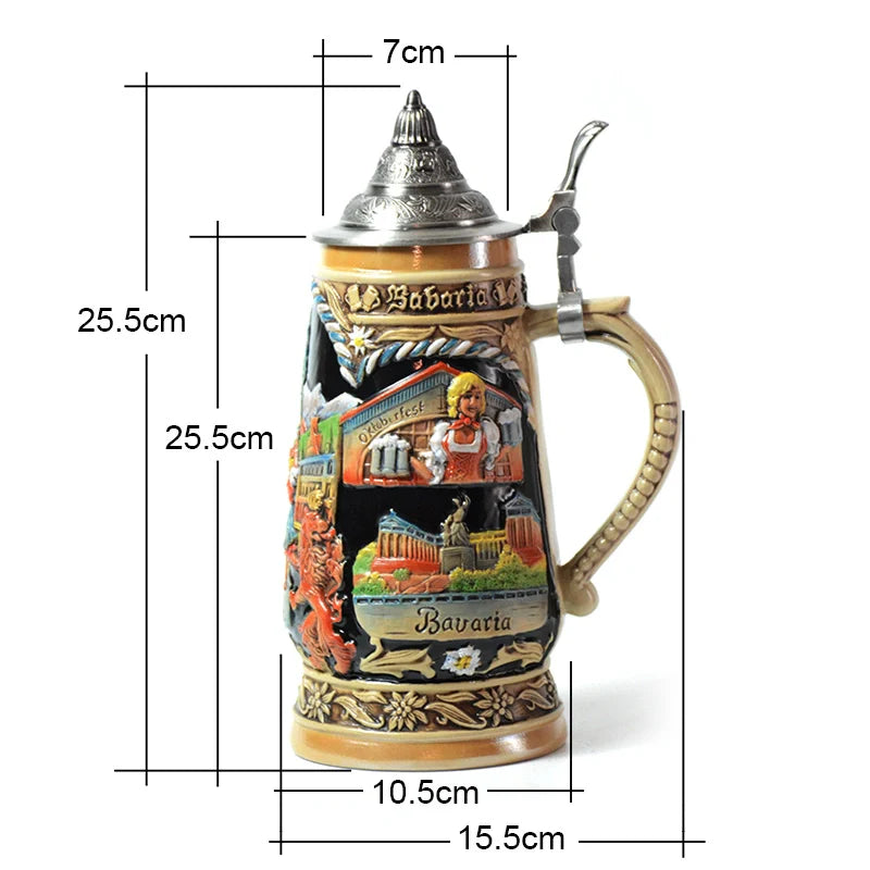 German Beer Stein Mug Gerz - A10