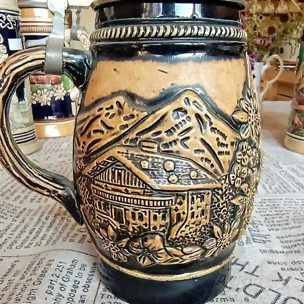German Beer Stein Mug Gerz - A12