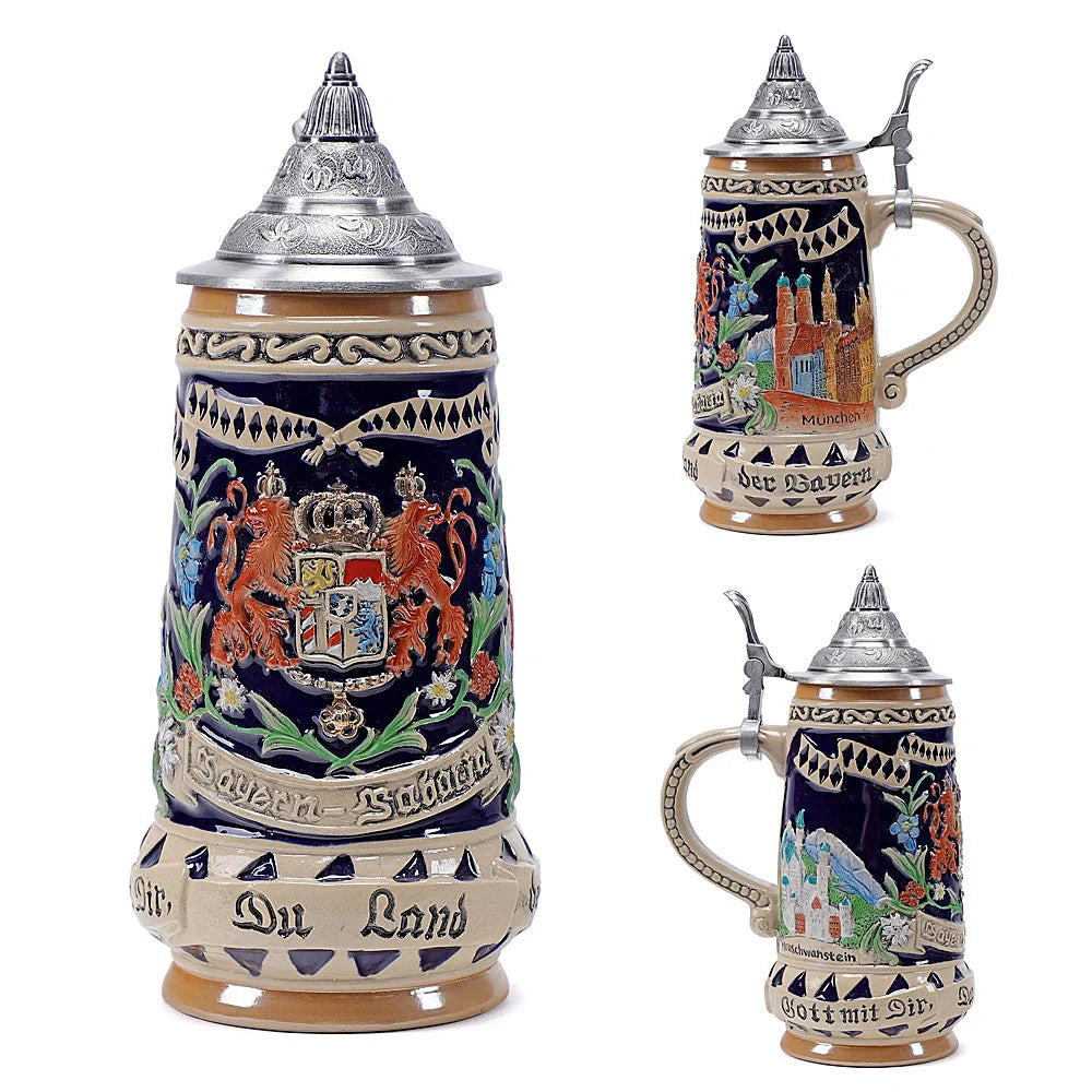 German Beer Stein Mug Gerz - A36