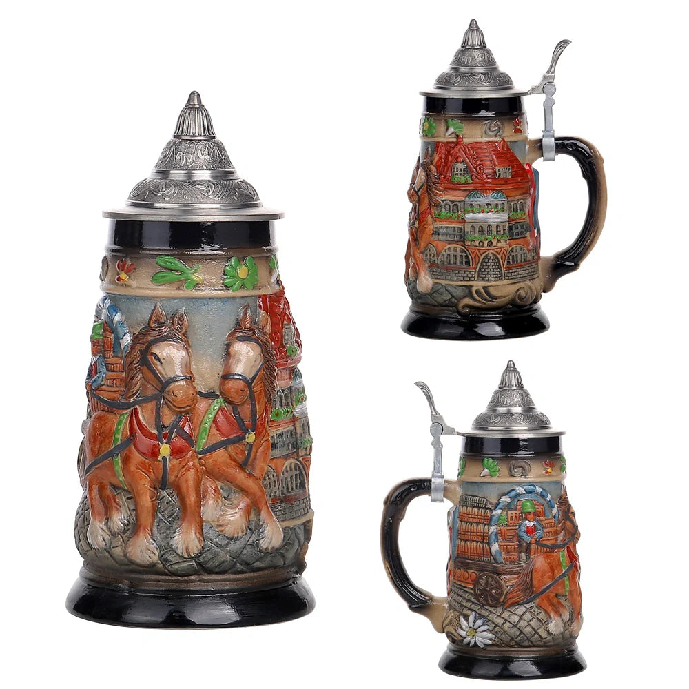 German Beer Stein Mug Gerz - A38