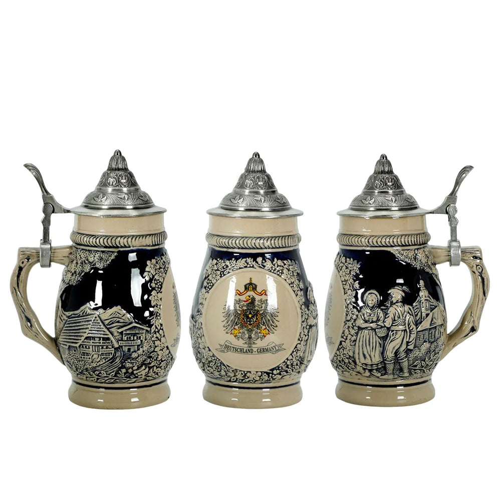 German Beer Stein Mug Gerz A52