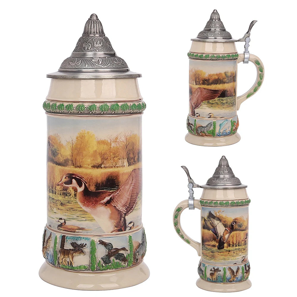 German Beer Stein Mug Gerz A54