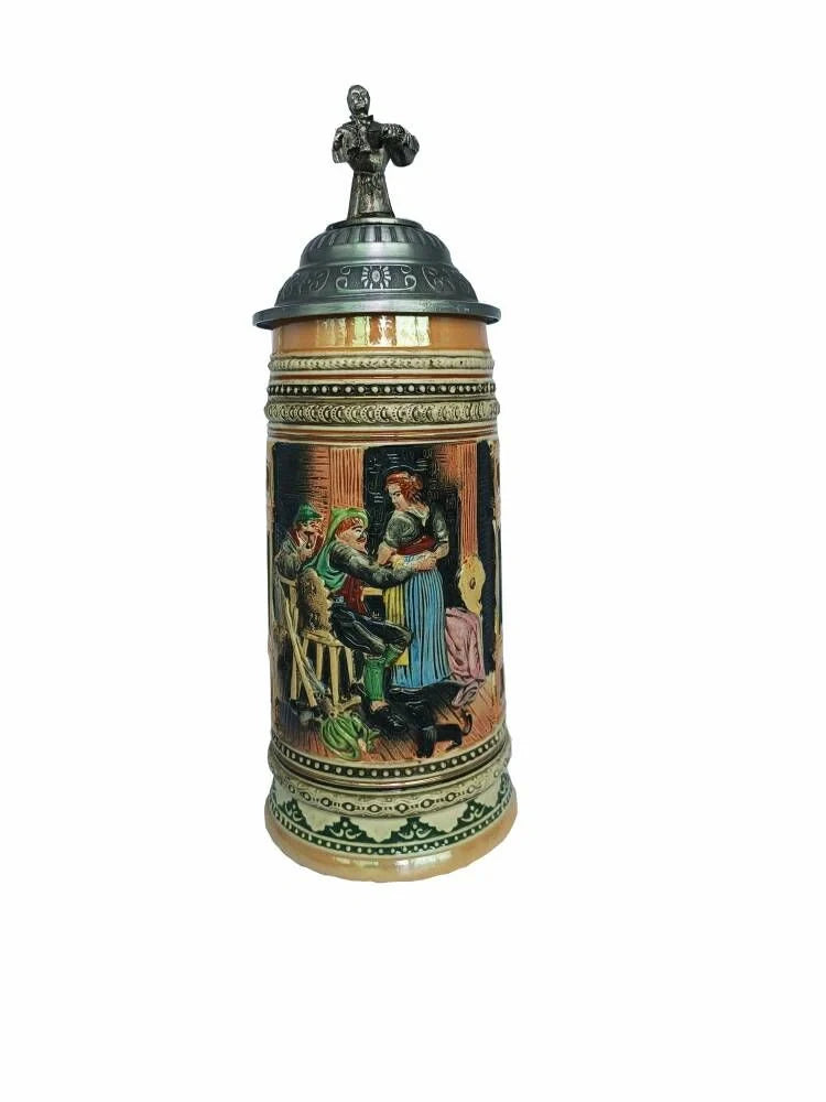 German Beer Stein Mug Gerz A55