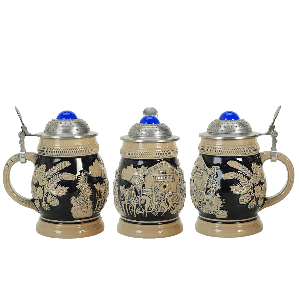 German Beer Stein Mug Gerz A56