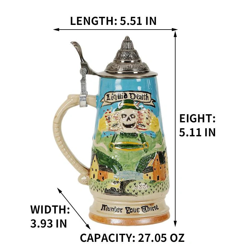 German Beer Stein Mug Gerz A57