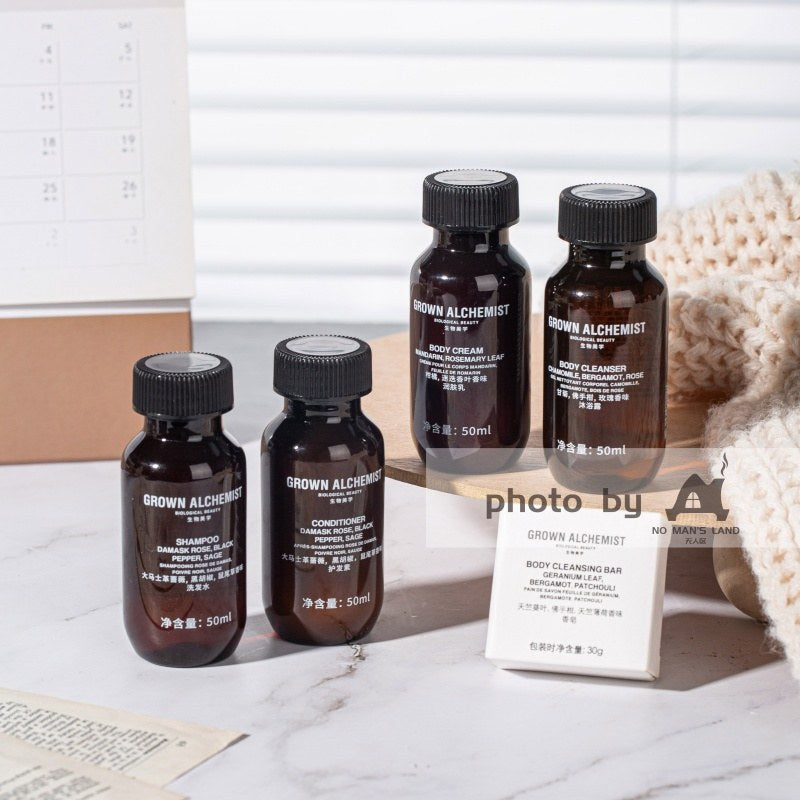 Grown Alchemist Shampoo & Conditioner & Shower Gel & Body Lotion 50ML