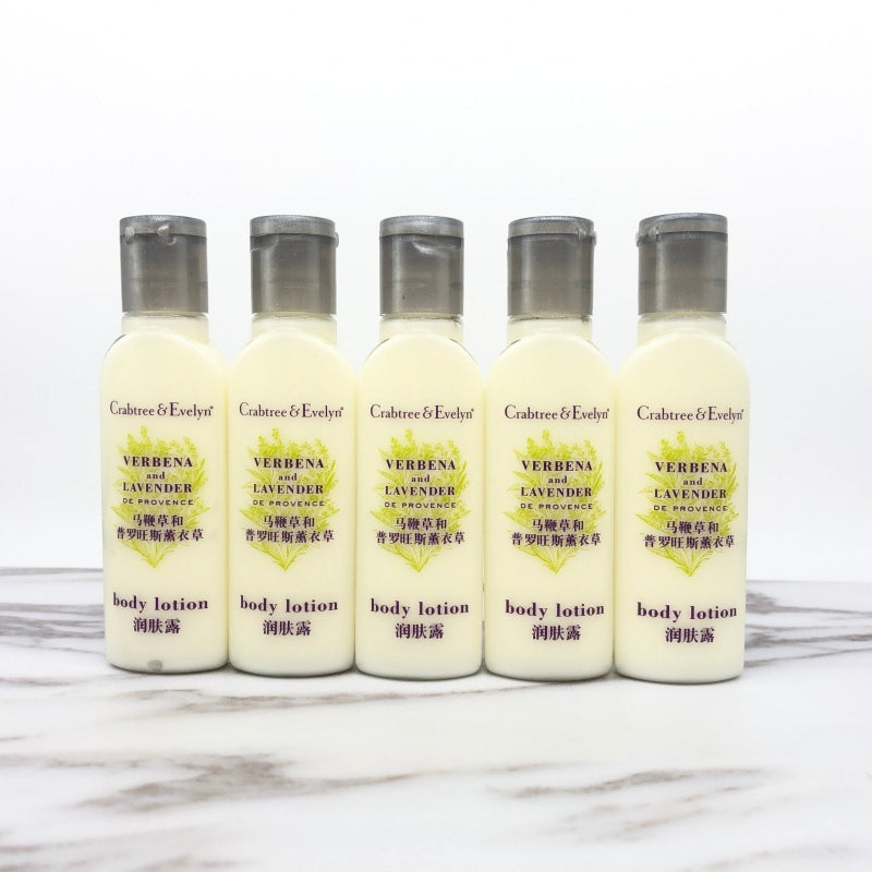 Hilton Crabtree and Evelyn Shampoo & Shower Gel & Conditioner & Body Lotion 24ML