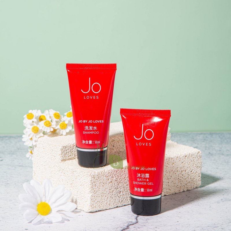 JO LOVES Shampoo & Shower Gel & Conditioner & Body Lotion 50Ml 1.7 oz