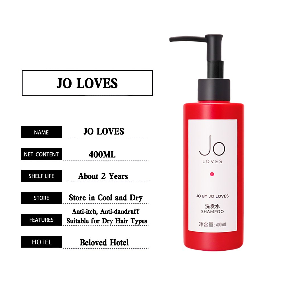 JO LOVES Shampoo & Shower Gel & Conditioner & Body Lotion 400ML