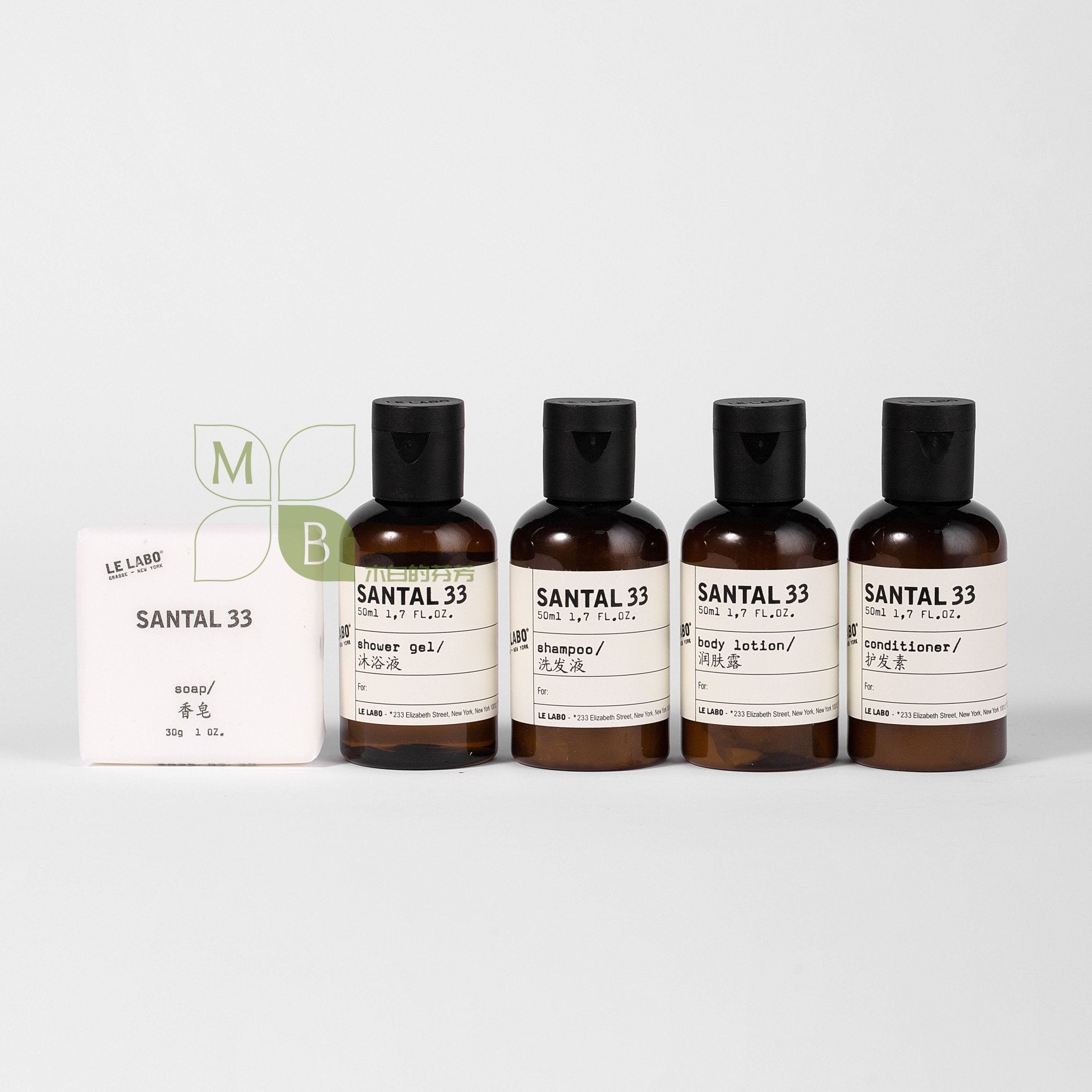 LE LABO Fragrances Santal 33 Shampoo & Shower Gel & Conditioner & Body Lotion 50ML