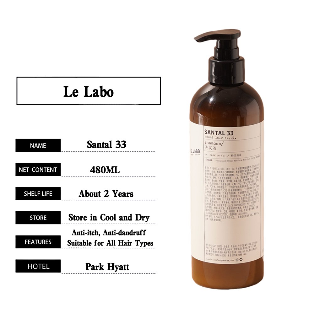 LE LABO Fragrances Santal 33 Shampoo | Conditioner | Body Lotion | Shower Gel | 480ML