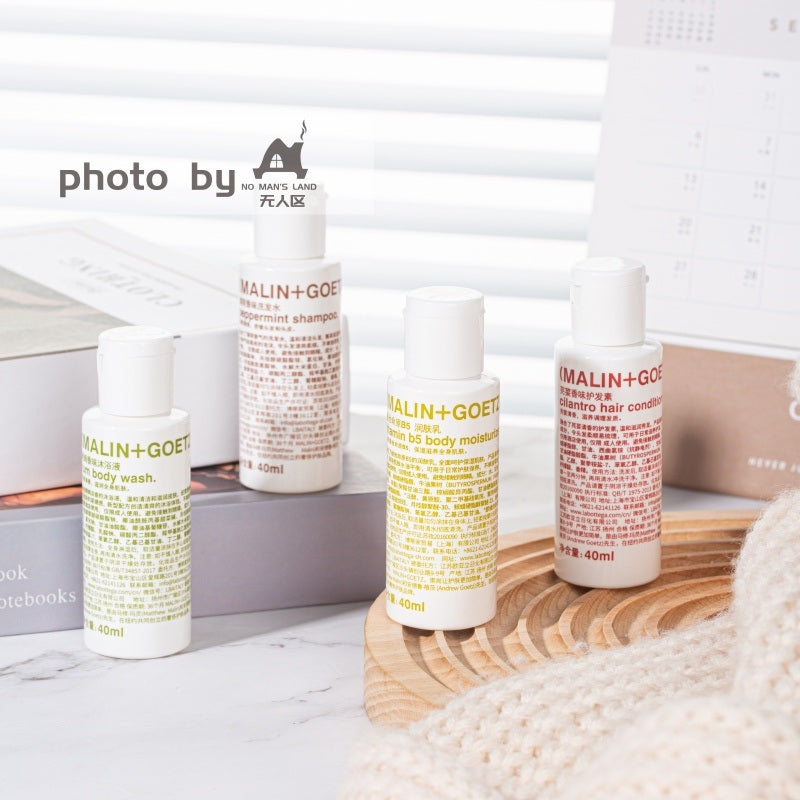 MALIN+GOETZ Shampoo & Conditioner & Shower Gel & Body Lotion 40ML