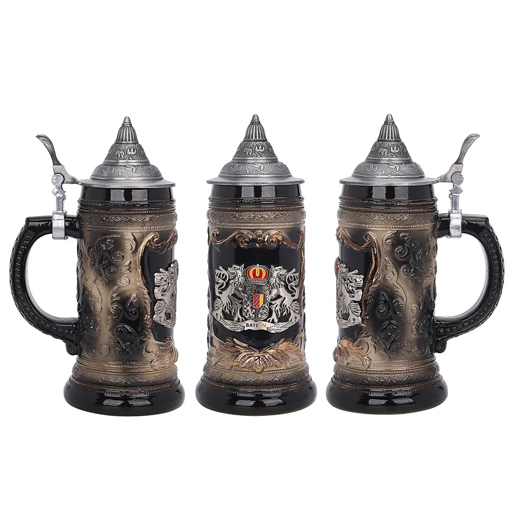 German Beer Stein Mug Gerz A47