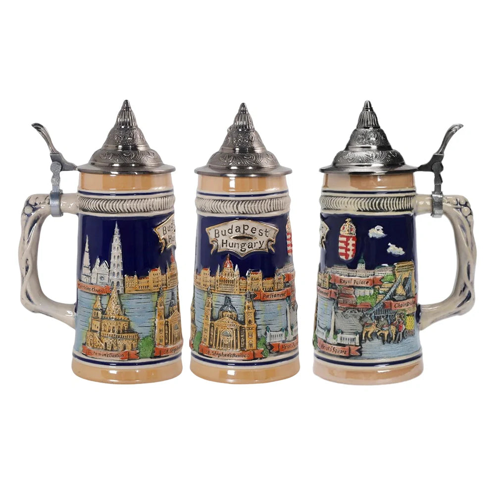 German Beer Stein Mug Gerz A49