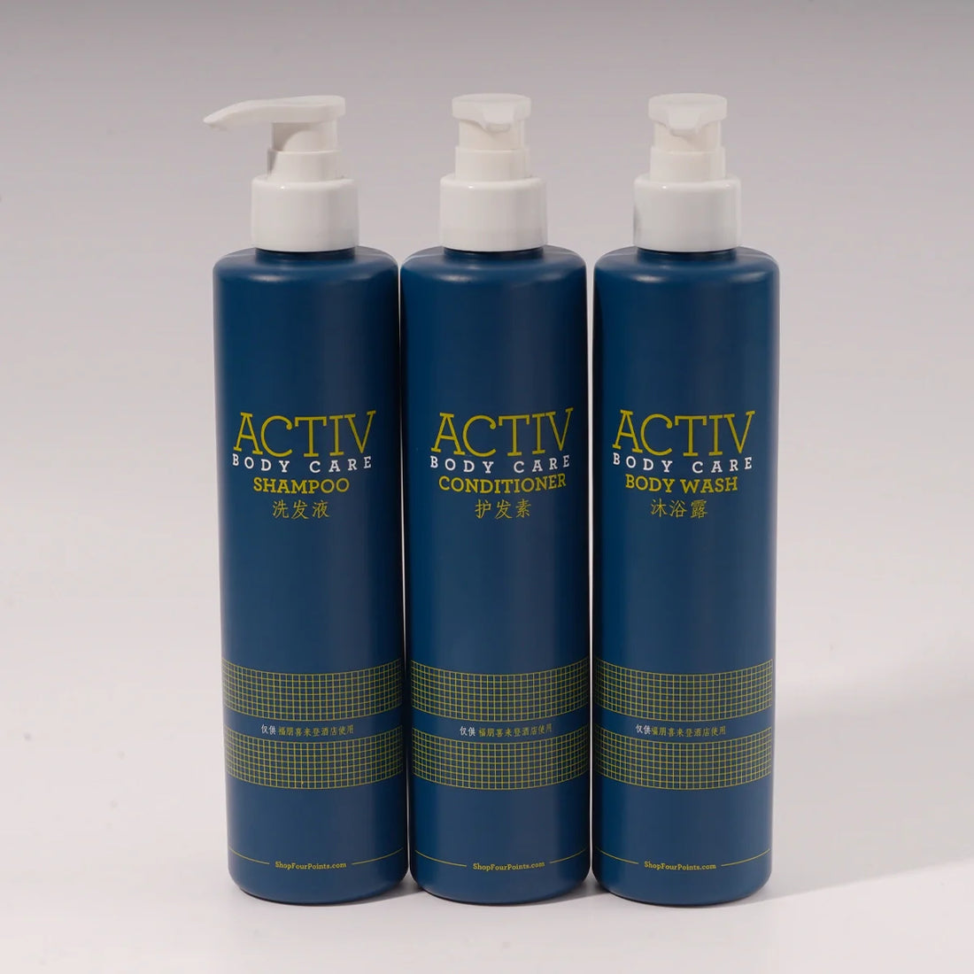 ACTIV Shampoo & Conditioner & Shower Gel 360ML