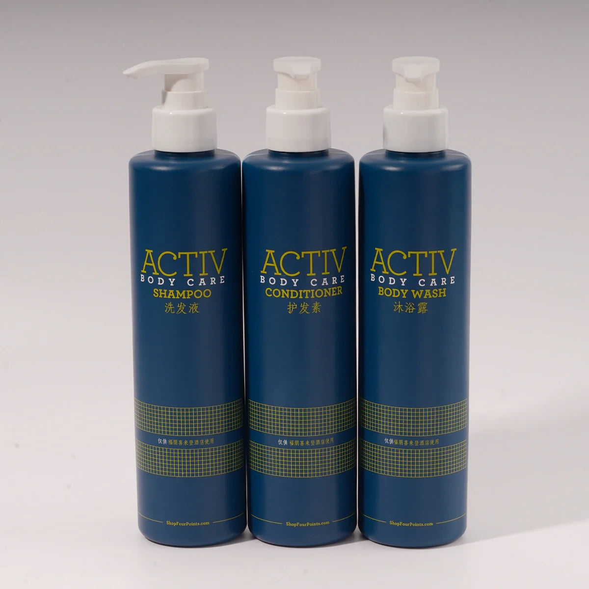 ACTIV Shampoo & Conditioner & Shower Gel 360ML