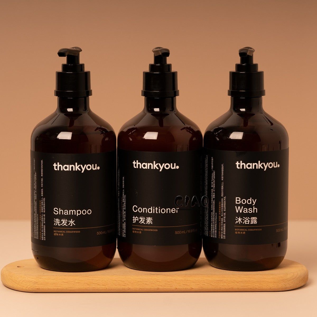 THANK YOU Shampoo or Conditioner or Shower Gel 500ML