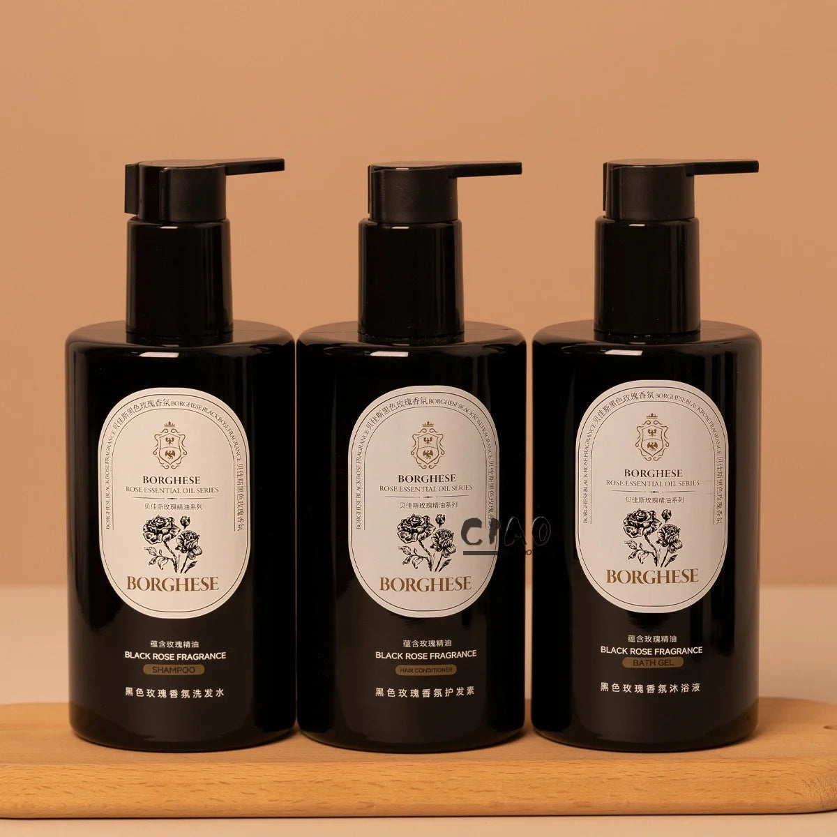 BORGHESE Shampoo & Conditioner & Body Lotion & Shower Gel 300ML