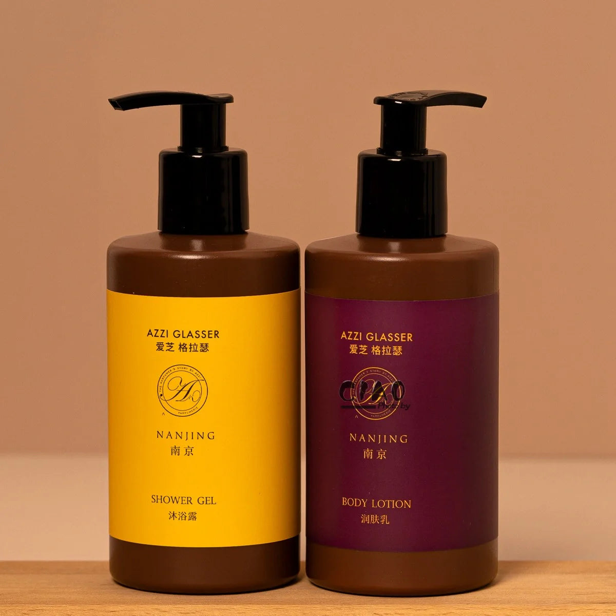 AZZI GLASSER Shampoo & Conditioner & Body Lotion & Shower Gel 300ML