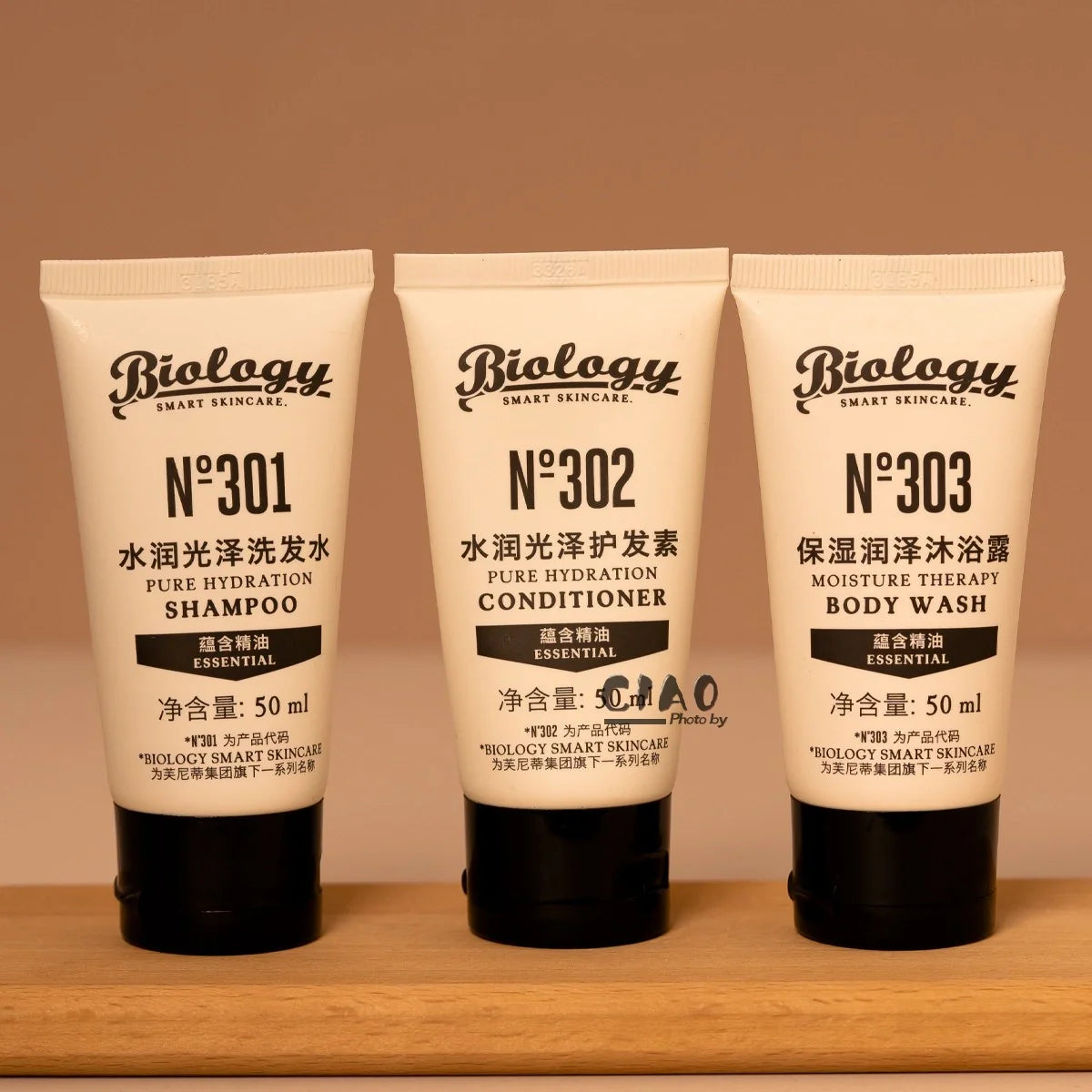 Biology Shampoo & Conditioner & Body Lotion & Shower Gel 50ML