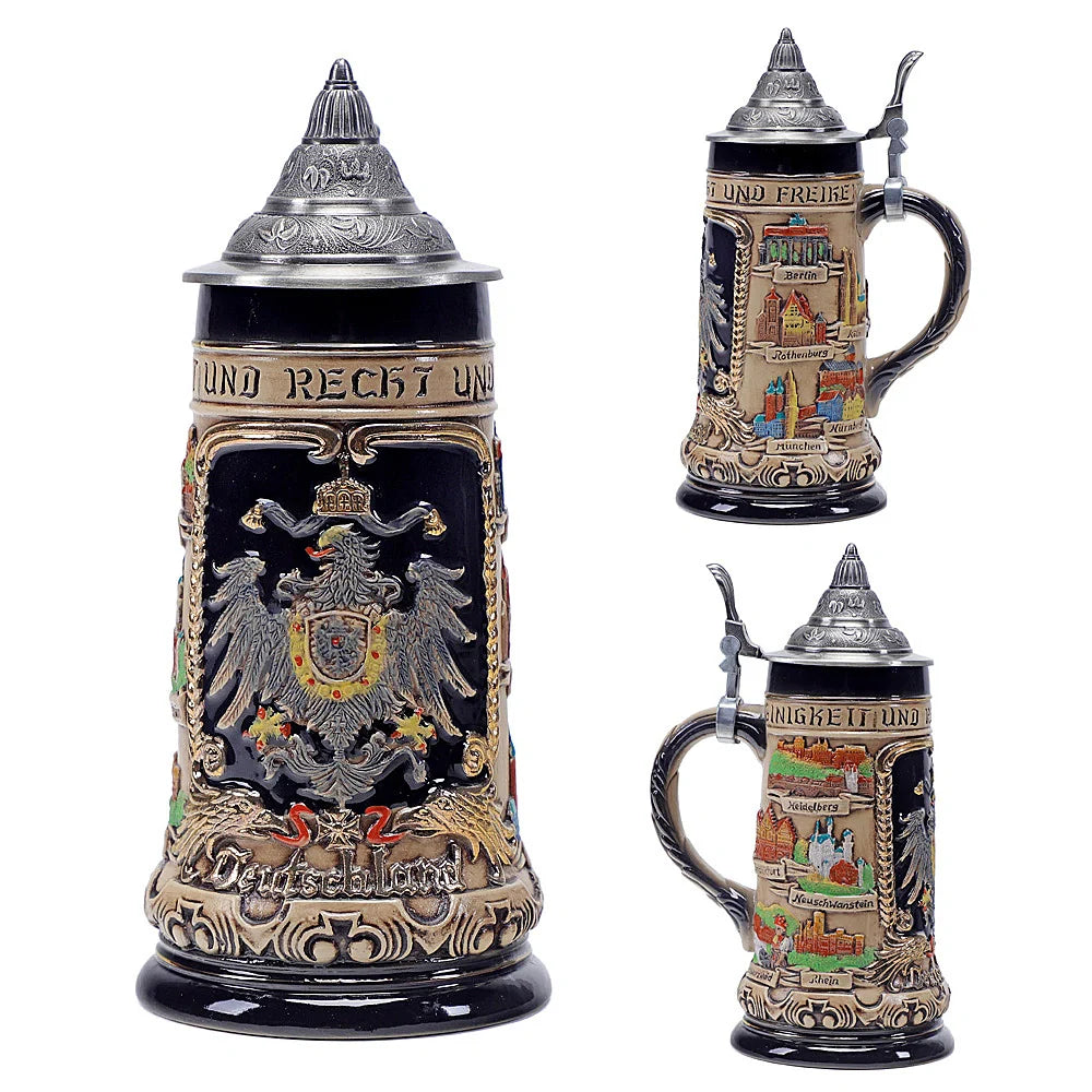 German Beer Stein Mug Gerz A44