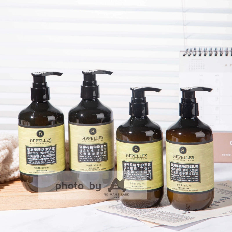 APPELLES Shampoo & Conditioner & Body Lotion & Shower Gel Roselle 300ML