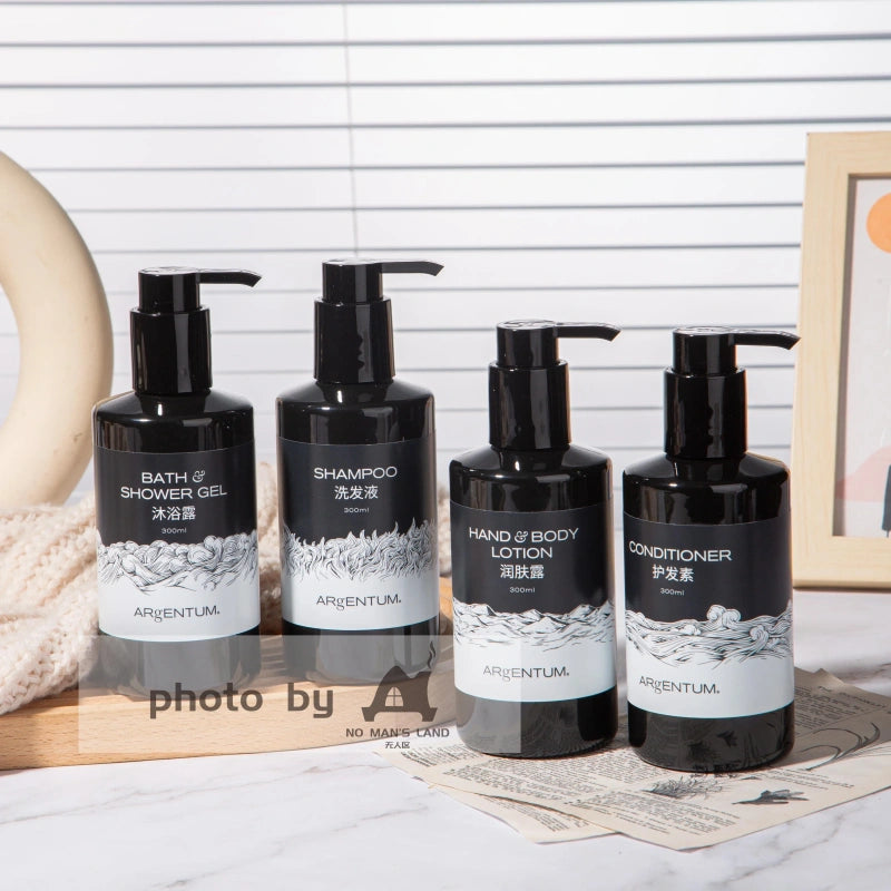 MGM GRAND Hotel Shampoo & Conditioner & Body Lotion & Shower Gel 300ML | ARGENTUM