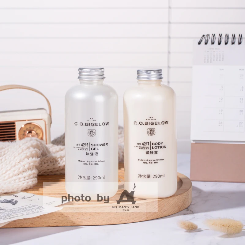 Pullman Hotel Shampoo & Conditioner & Shower Gel & Body Lotion & Hand Wash 290ML | C.O.BIGELOW