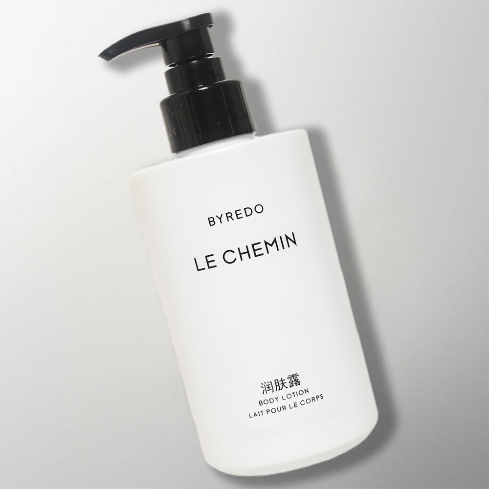 The Luxury Collection Hotel body lotion byredo le chemin tolietries