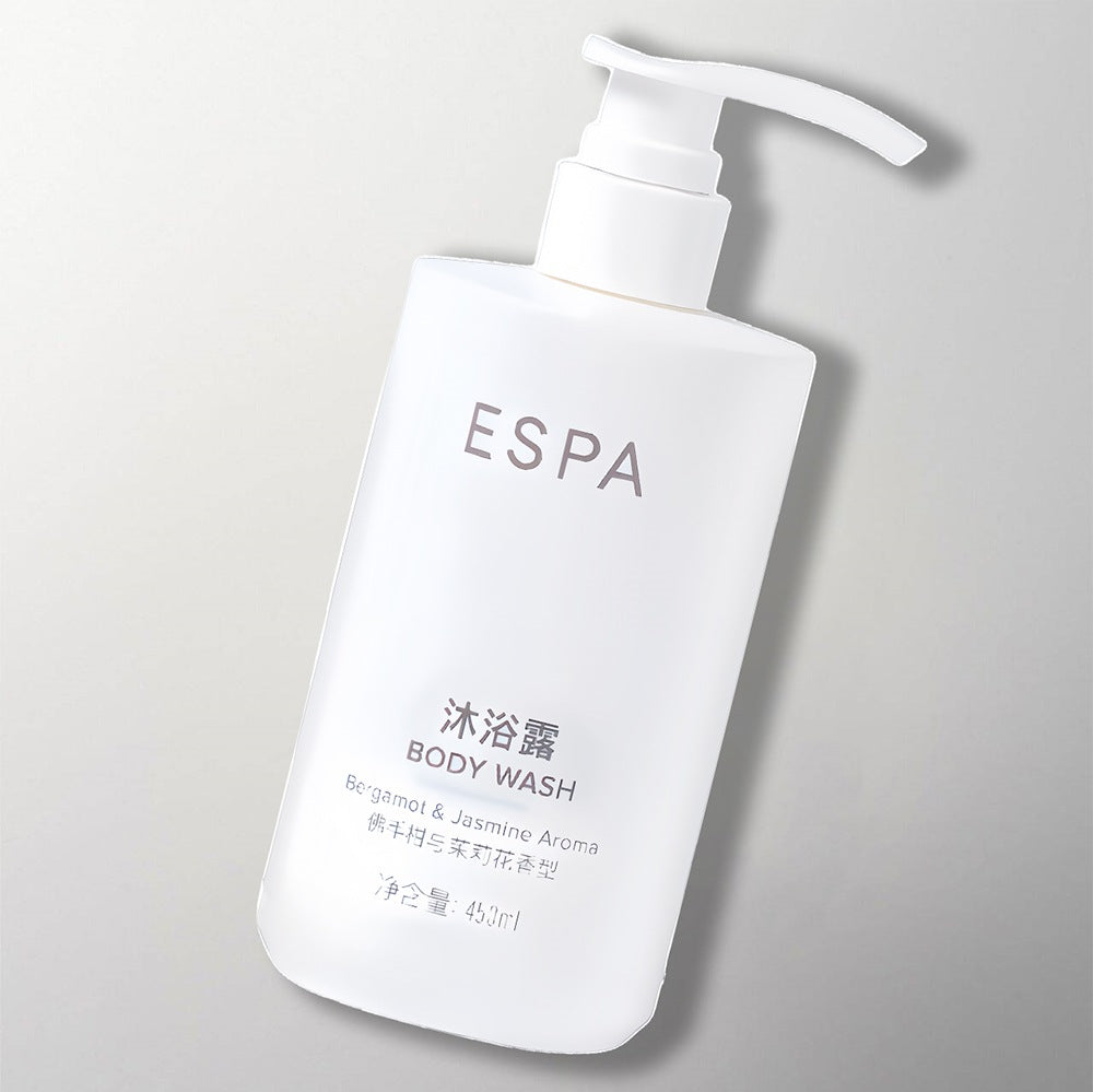 The Peninsula body wash ESPA toieltries