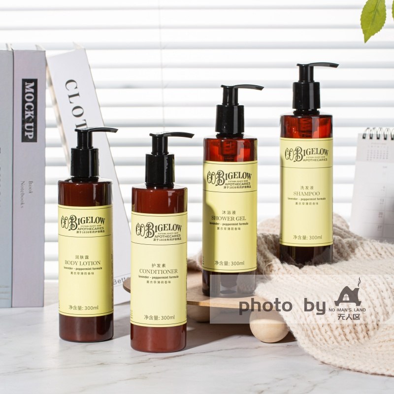 Hôtel Pullman Shampoing & revitalisant & gel douche & lotion pour le corps & nettoyant pour les mains C.O. Bigelow 300 ml