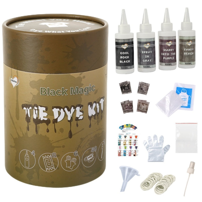 IOliveYou Tie Dye Kit | Black Magic Theme