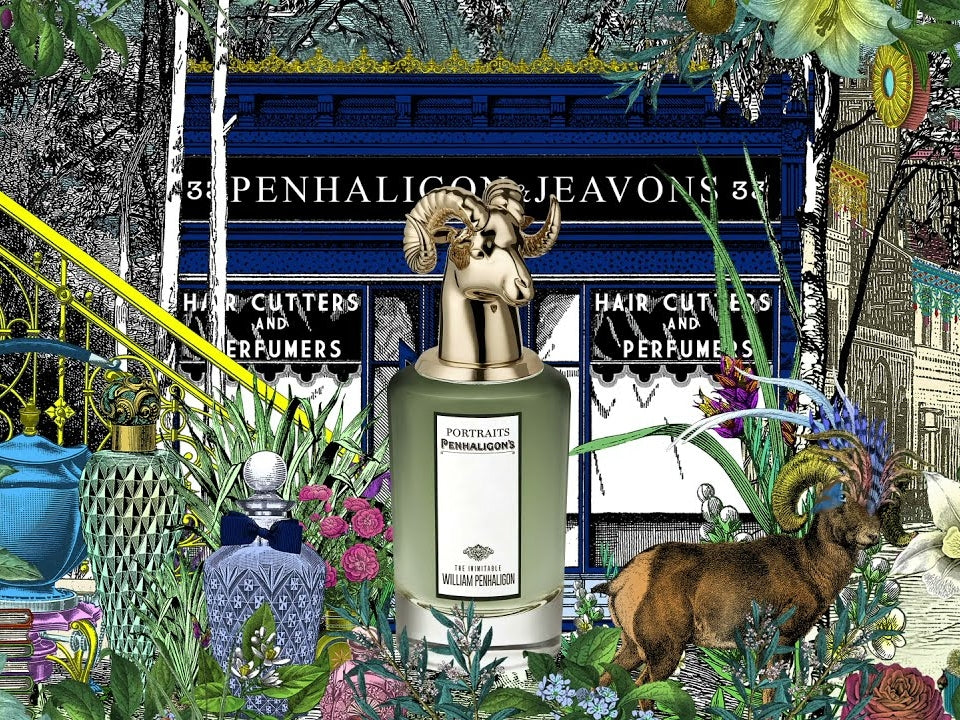 Graffiti-style picture showing Penhaligon&